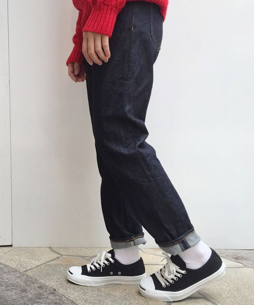 CIAOPANIC（チャオパニック）の「【Ciaopanic】＜SAKULA＞レギュラーデニムジャスト丈（デニムパンツ・レディース・ネイビー・2/1/0）」の12枚目の写真