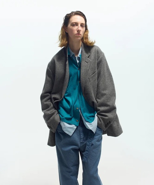 URU（ウル）の「OVER JACKET（テーラードジャケット・メンズ・グレー・1）」の3枚目の写真