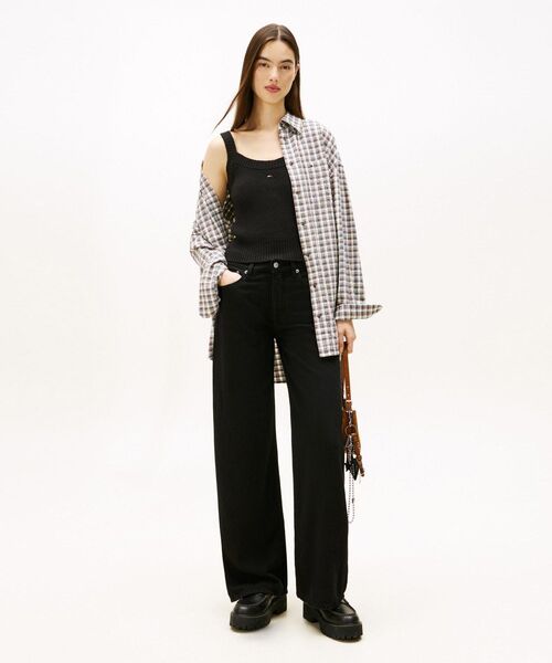 tommy jeans（トミー ジーンズ）の「ニットキャミソール（ニット/セーター・レディース・ブルー/ブラック・SMALL/X-SMALL/MEDIUM）」の9枚目の写真