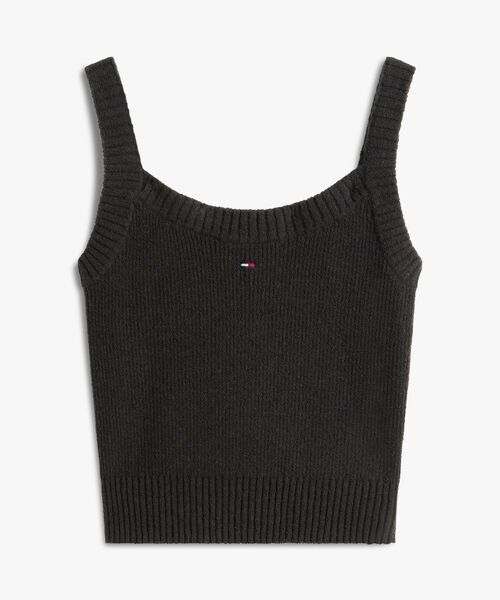tommy jeans（トミー ジーンズ）の「ニットキャミソール（ニット/セーター・レディース・ブルー/ブラック・SMALL/X-SMALL/MEDIUM）」の7枚目の写真