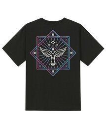 KTB0073 ネオンライン 半袖Tシャツ - ブラック