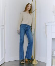 Boots Cut Denim Pants Blue