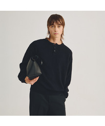 LMOOD（エルムード）の「パブロブラシドモヘアウールヘンリーネックニット (3カラー)（ニット/セーター）」