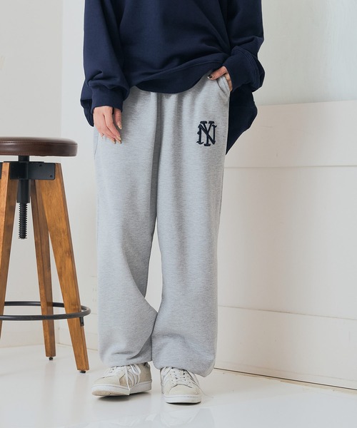 SAVIER(サビアー)の「【SAVIER:サビアー】NY ロゴ刺繍 スウェットパンツ【セットアップ可能】(スウェットパンツ・メンズ・ネイビー/ブラック/杢グレー・MEDIUM/LARGE)」の14枚目の写真