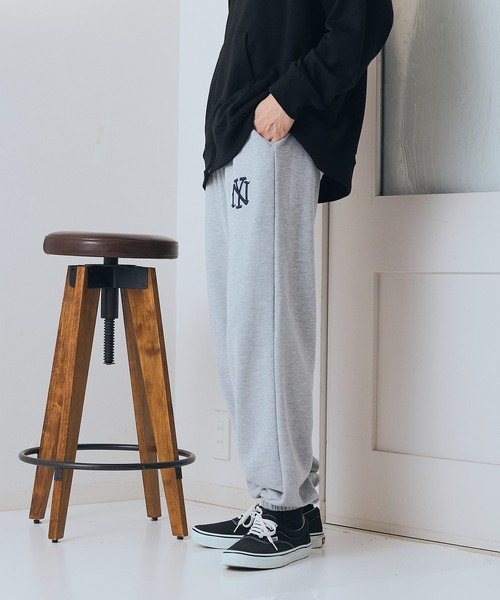 SAVIER(サビアー)の「【SAVIER:サビアー】NY ロゴ刺繍 スウェットパンツ【セットアップ可能】(スウェットパンツ・メンズ・ネイビー/ブラック/杢グレー・MEDIUM/LARGE)」の21枚目の写真
