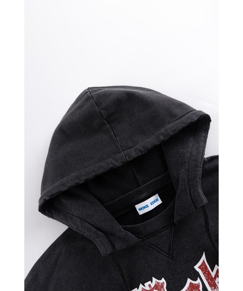WOKE EDGE(ウォークエッジ)の「パーカー|After Hoodie|WOKE EDGE(パーカー・メンズ・ブラック/レッド・MEDIUM/LARGE/X-LARGE)」の4枚目の写真