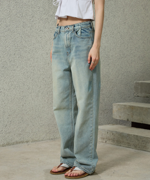 ARI(アリ)の「CADENZA DENIM PANTS(デニムパンツ・レディース・ブルー系その他・SMALL/MEDIUM/LARGE)」の2枚目の写真