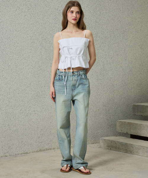 ARI(アリ)の「CADENZA DENIM PANTS(デニムパンツ・レディース・ブルー系その他・SMALL/MEDIUM/LARGE)」の4枚目の写真