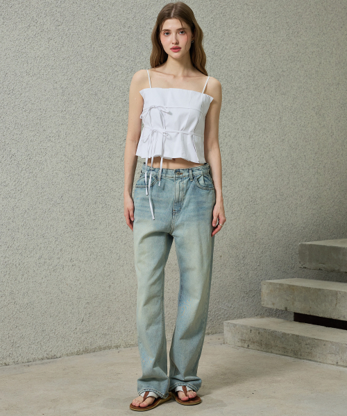 ARI(アリ)の「CADENZA DENIM PANTS(デニムパンツ・レディース・ブルー系その他・SMALL/MEDIUM/LARGE)」の5枚目の写真
