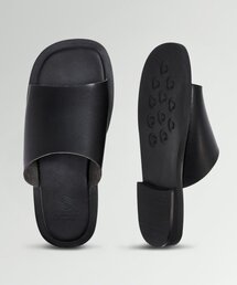 CUSTOMADE（カスタムエイド）の「3cm Square Toe Slide Slippers Dylan (CR0073)（サンダル）」