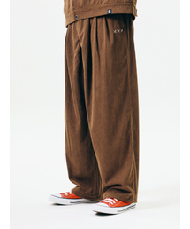 JAMIE WEST（ジェイミーウエスト）の「ワイドスリーピンタックコーデュロイパンツ（ブラウン）（その他パンツ）」