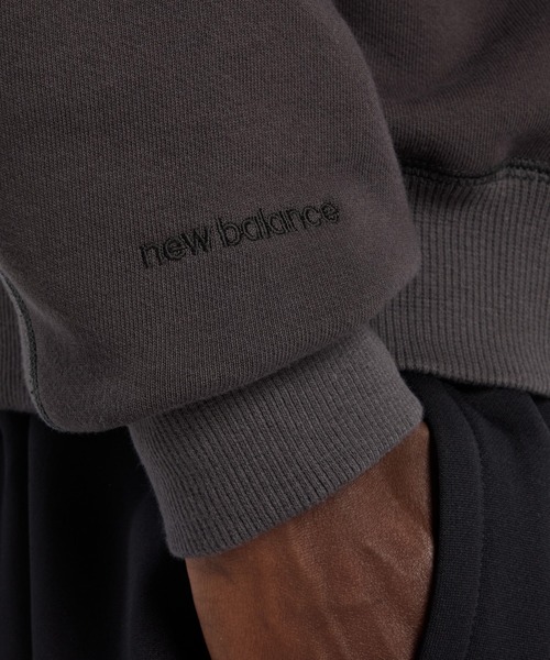 NEW BALANCE(ニューバランス)の「NB GREY レギュラーフィットフーディ(パーカー・メンズ・スミクロ/サンドグレー・SMALL/MEDIUM/LARGE/X-LARGE/XX-LARGE)」の7枚目の写真