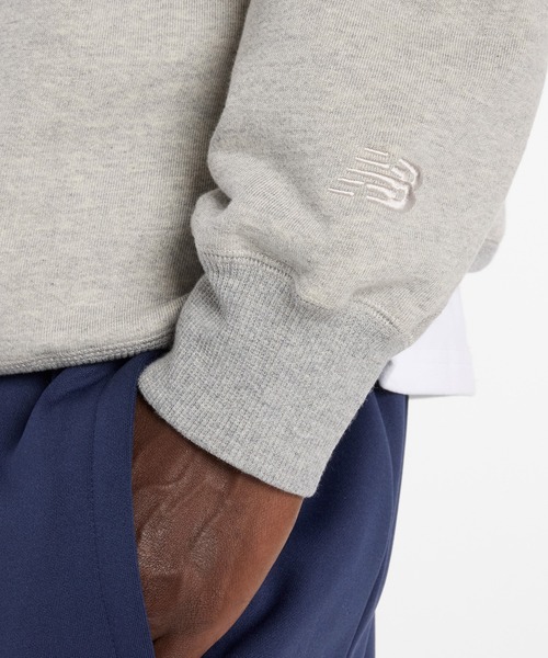NEW BALANCE(ニューバランス)の「NB GREY レギュラーフィットフーディ(パーカー・メンズ・スミクロ/サンドグレー・SMALL/MEDIUM/LARGE/X-LARGE/XX-LARGE)」の11枚目の写真