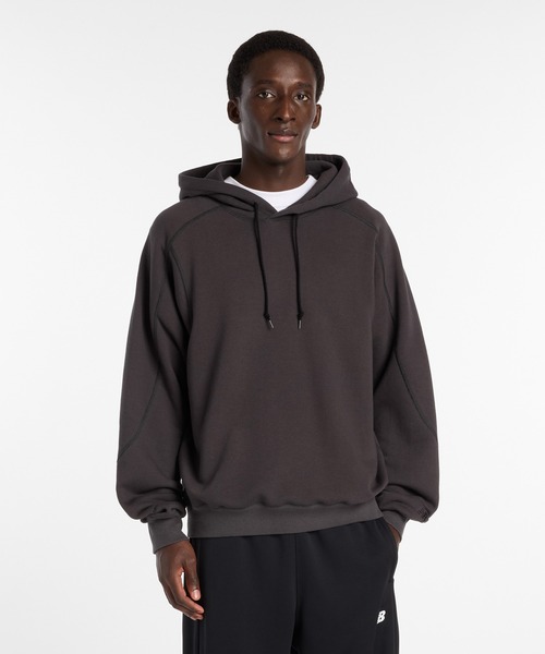 NEW BALANCE(ニューバランス)の「NB GREY レギュラーフィットフーディ(パーカー・メンズ・スミクロ/サンドグレー・SMALL/MEDIUM/LARGE/X-LARGE/XX-LARGE)」の15枚目の写真