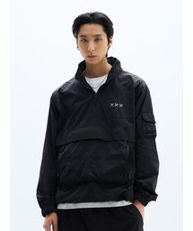 JAMIE WEST（ジェイミーウエスト）の「タクティカルヒドンフードパッカブルアノラック（ブラック）（マウンテンパーカー）」