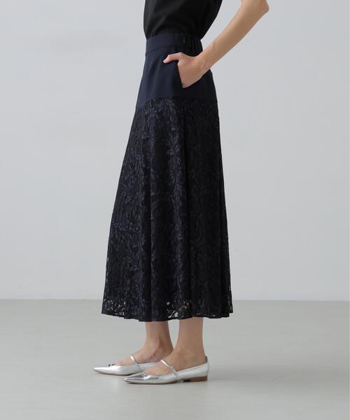 ADORE(アドーア)の「◆ストレッチジョーゼットスカート(スカート・レディース・ネイビー系1/ベージュ・36/38)」の19枚目の写真