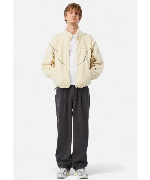DIME（ダイム）の「Dime/ダイム/Polar Fleece Sherpe Zip（その他アウター・メンズ・ブラウン/アイボリー系・L/M）」の5枚目の写真