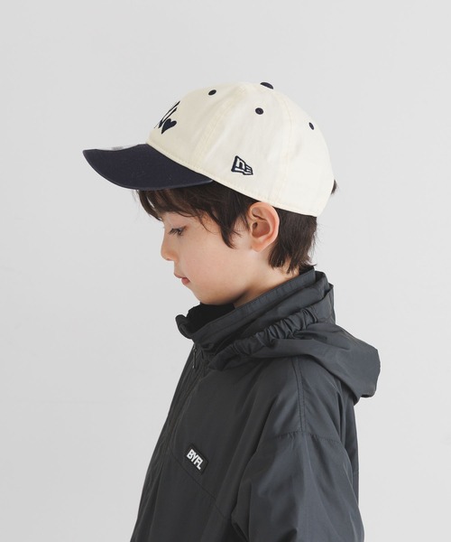 NEW ERA（ニューエラ）の「【NEW ERA(ニューエラ)】別注バイカラーCAP(KIDS)（キャップ・キッズ・ネイビー/ボルドー/ブルー・FREE）」の2枚目の写真