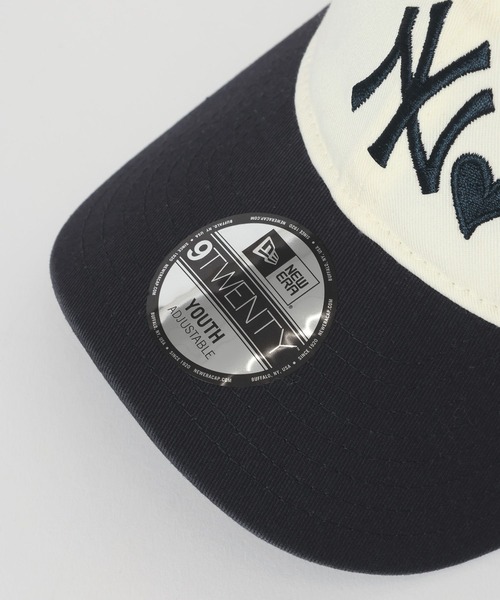 NEW ERA（ニューエラ）の「【NEW ERA(ニューエラ)】別注バイカラーCAP(KIDS)（キャップ・キッズ・ネイビー/ボルドー/ブルー・FREE）」の8枚目の写真