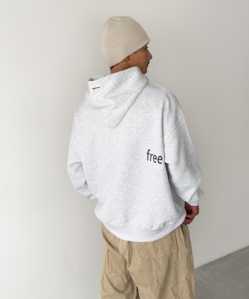 CANAL JEAN（キャナルジーン）の「Twelve12　dom reach to パーカー 裏起毛（パーカー・レディース・ブラック/アッシュ・MEDIUM/LARGE）」の10枚目の写真