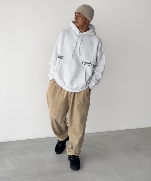 CANAL JEAN（キャナルジーン）の「Twelve12　dom reach to パーカー 裏起毛（パーカー・レディース・ブラック/アッシュ・MEDIUM/LARGE）」の11枚目の写真