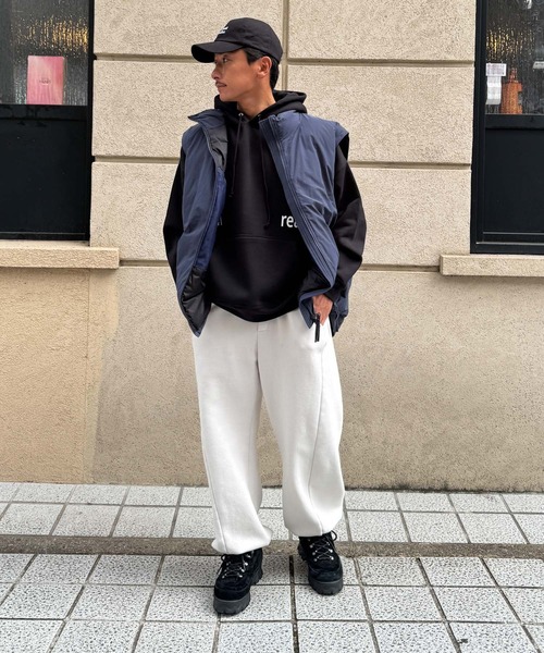 CANAL JEAN（キャナルジーン）の「Twelve12　dom reach to パーカー 裏起毛（パーカー・レディース・ブラック/アッシュ・MEDIUM/LARGE）」の12枚目の写真