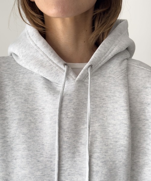 CANAL JEAN（キャナルジーン）の「Twelve12　dom reach to パーカー 裏起毛（パーカー・レディース・ブラック/アッシュ・MEDIUM/LARGE）」の16枚目の写真