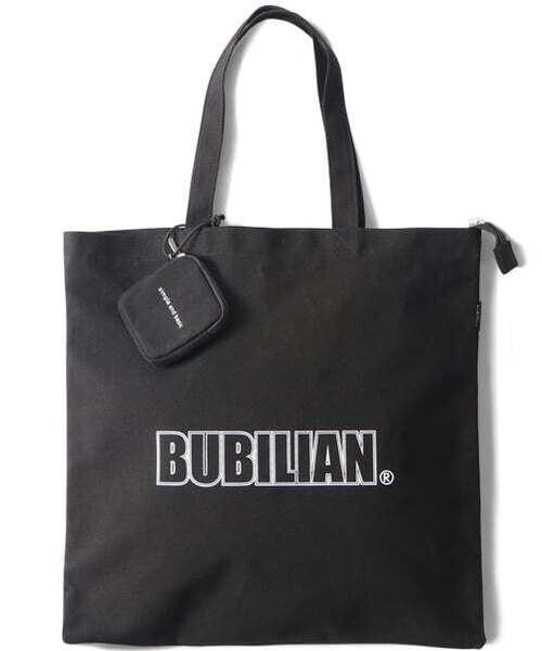 bubilian(バビリアン)の「ビッグエコバッグ_ブラック(エコバッグ/サブバッグ・レディース・ブラック・FREE)」の1枚目の写真