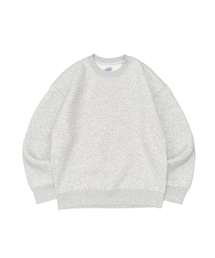 BECANVAS（ビキャンバス）の「BECANVAS  FLEECE OVERFIT MTM (LIGHT MELANGE)（スウェット）」