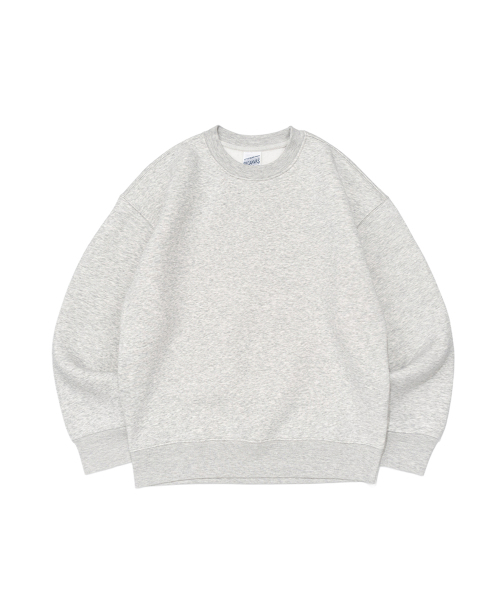 BECANVAS(ビキャンバス)の「BECANVAS FLEECE OVERFIT MTM (LIGHT MELANGE)(スウェット・レディース・チャコールグレー・LARGE/X-LARGE/MEDIUM/SMALL)」の1枚目の写真