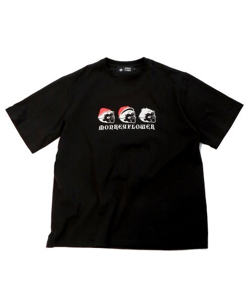 Monkey Flower(モンキーフラワー)の「共用ヒップホップ守護神ドローイング半袖Tシャツ/MS2WTS25U BLACK(Tシャツ/カットソー・メンズ・その他・LARGE/X-LARGE)」の1枚目の写真