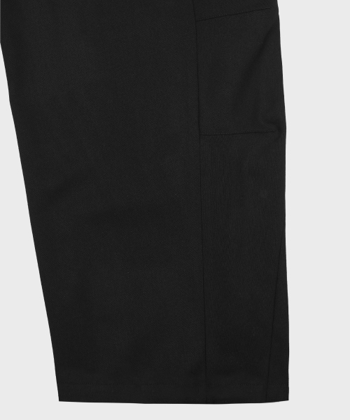 LIEU HOMME（リュウオム）の「カーブドワイドバンディングパンツ[起毛]_ブラック（スラックス・メンズ・その他・MEDIUM/LARGE）」の6枚目の写真
