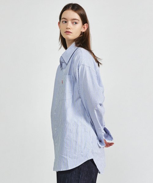 UNION BALANT(ユニオンバランテ)の「アンムサエワッペンオックスフォードストライプシャツブルー(シャツ/ブラウス・レディース・その他・MEDIUM/LARGE/X-LARGE)」の2枚目の写真