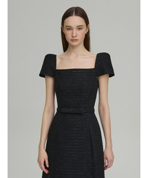 FLOWOOM（フローム）の「Heritage Square Glitter Dress（ワンピース）」