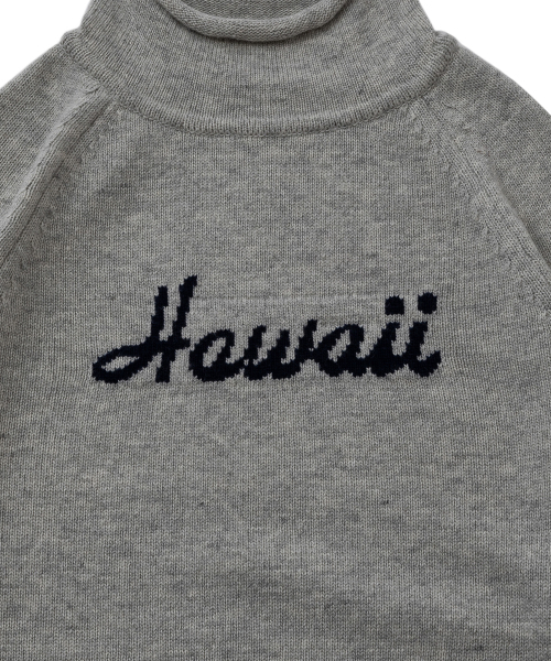 BIGWAVE COLLECTIVE（ビッグウェーブコレクティブ）の「HAWAII AUTHENTIC LOGO MOK KNIT (WARM GRAY)（ニット/セーター・メンズ・その他・MEDIUM/LARGE/X-LARGE）」の4枚目の写真