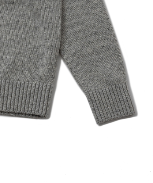 BIGWAVE COLLECTIVE（ビッグウェーブコレクティブ）の「HAWAII AUTHENTIC LOGO MOK KNIT (WARM GRAY)（ニット/セーター・メンズ・その他・MEDIUM/LARGE/X-LARGE）」の5枚目の写真