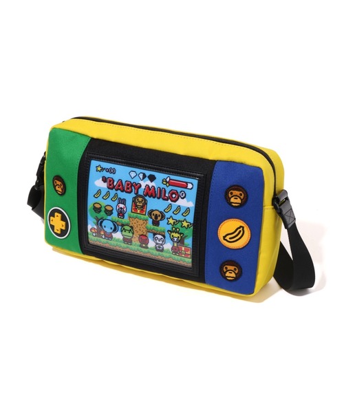 A BATHING APE（アベイシングエイプ）の「BABY MILO GAME SHOULDER BAG（ショルダーバッグ・キッズ・マルチ・FREE）」の2枚目の写真