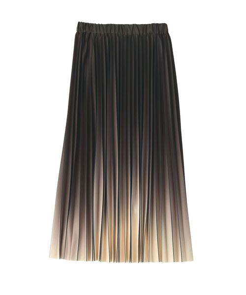 YECCA VECCA（イェッカヴェッカ）の「グラデーションラインプリーツスカート（スカート・レディース・ブラウン/ブラック・FREE）」の15枚目の写真
