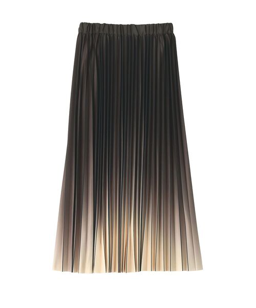 YECCA VECCA（イェッカヴェッカ）の「グラデーションラインプリーツスカート（スカート・レディース・ブラウン/ブラック・FREE）」の16枚目の写真