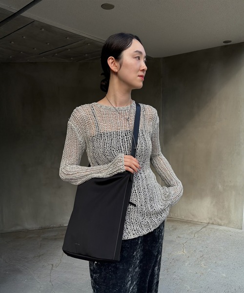 EDITA.（エディータ）の「Urban stylish tote bag トートバッグ / A4対応（トートバッグ・レディース・ブラック・FREE）」の5枚目の写真