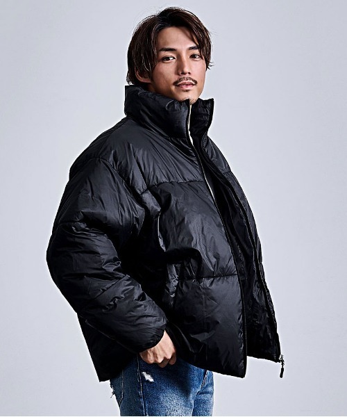 CavariA（キャバリア）の「『CavariA/キャバリア』ファイバー中綿バブルJKT（ブルゾン・メンズ・ブラック/グレー系その他・L/M）」の18枚目の写真