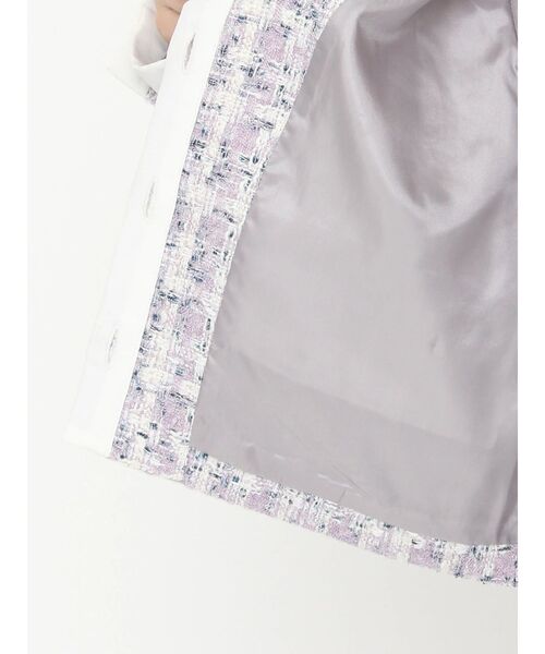 CALNAMUR（カルナムール）の「セーラーツイードジャケット（テーラードジャケット・レディース・パープル/イエロー・FREE）」の11枚目の写真