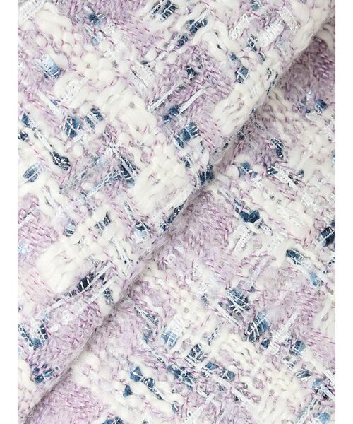 CALNAMUR（カルナムール）の「セーラーツイードジャケット（テーラードジャケット・レディース・パープル/イエロー・FREE）」の9枚目の写真