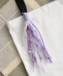 styiro（スタイロ）の「レース・リボンMIXヤーンタッセルチャーム（チャーム）」