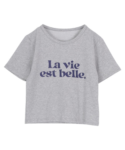 titivate(ティティベイト)の「コンパクトロゴTシャツ(Tシャツ/カットソー・レディース・杢グレー/オフホワイト/ネイビー/ピンク・FREE)」の11枚目の写真