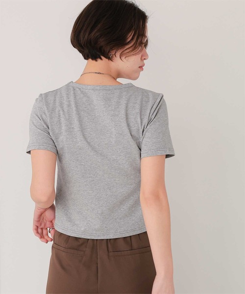 titivate(ティティベイト)の「コンパクトロゴTシャツ(Tシャツ/カットソー・レディース・杢グレー/オフホワイト/ネイビー/ピンク・FREE)」の22枚目の写真