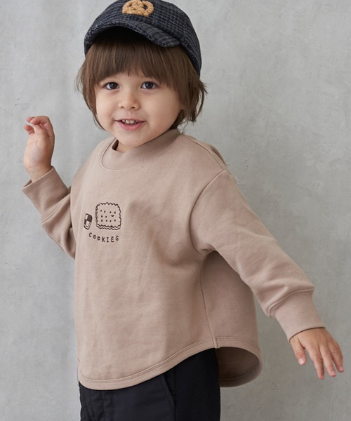 petit main(プティマイン)の「【GOODPRICE】裏起毛ゆるシルエットトレーナー(スウェット・キッズ・ライトベージュ/ネイビー/モスグリーン/ライトブルー・80cm/120cm/110cm/90cm/130cm/100cm)」の8枚目の写真