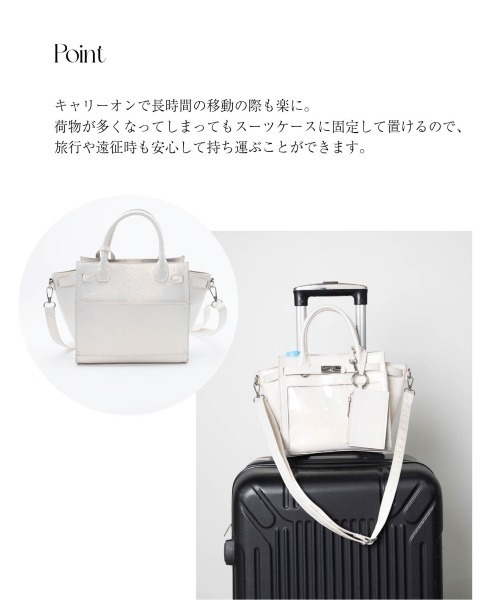 Carmelo(カーメロ)の「”痛”mini shoulder bag / キャリーオン ショルダー痛バッグ(ショルダーバッグ・レディース・ブラック/ホワイト/イエロー・FREE)」の13枚目の写真