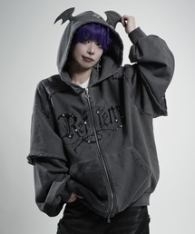REFLEM（レフレム）の「『REFLEM/レフレム』デビルレイヤードZIPフーディー/ジップパーカー（パーカー）」