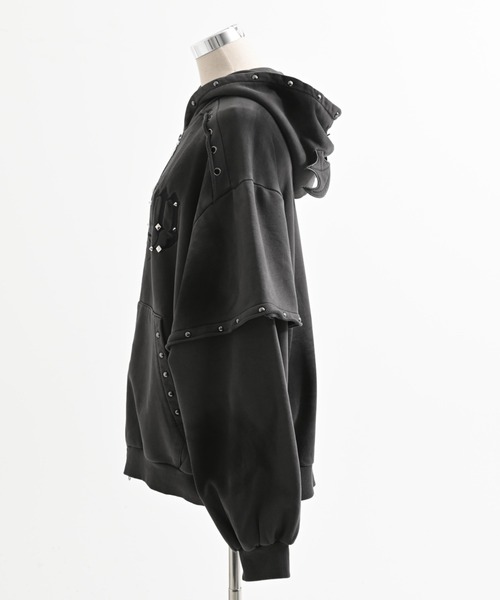 公*o様 REFLEM デビルレイヤードZIPフーディー/ジップパーカー REFLEM/レフレム』デビルレイヤードZIPフーディー/ジップパーカー